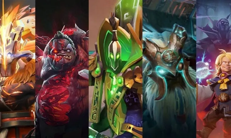 Các hero khác có nhiều skins đặc sắc thay đổi diện mạo trong Dota 2